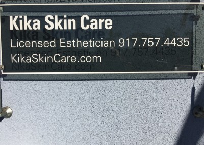 Kika Skin Care Sign